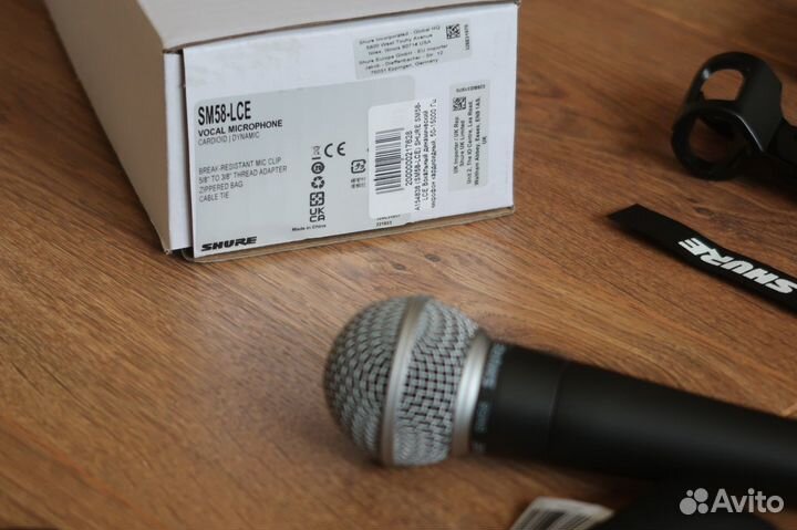 Микрофон Shure SM58 - LCE (Оригинал)