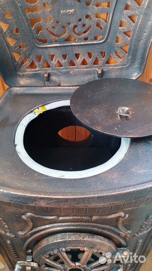 Печь буржуйка камин