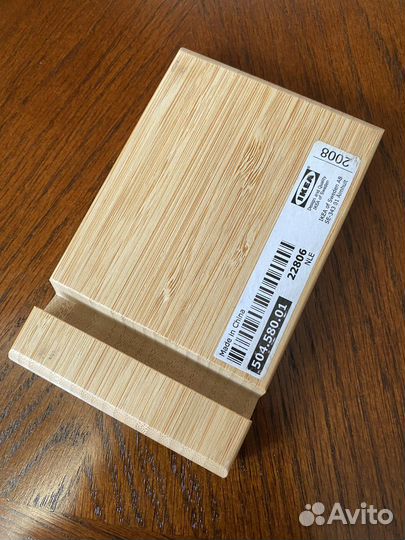 Подставка для смартфона IKEA бергенес бамбук