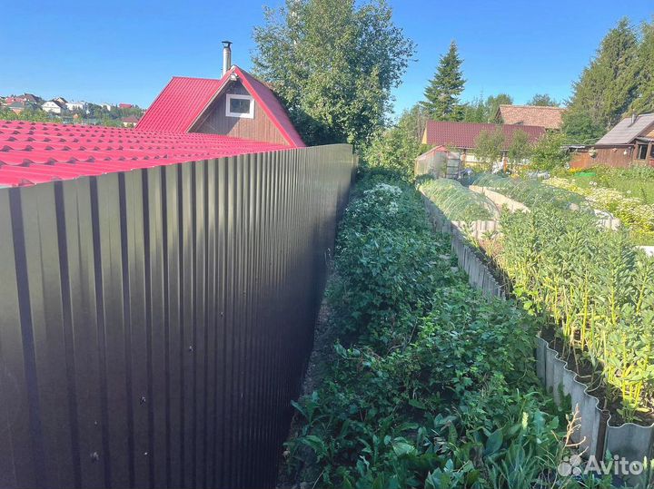 Заборы из профнастила под ключ