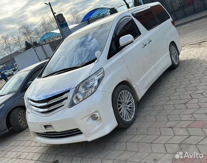 Амортизаторы винтовые на Альфард перед