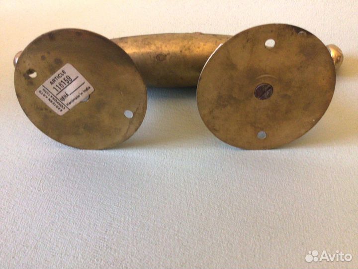 Ручка дверная скоба бронза/латунь