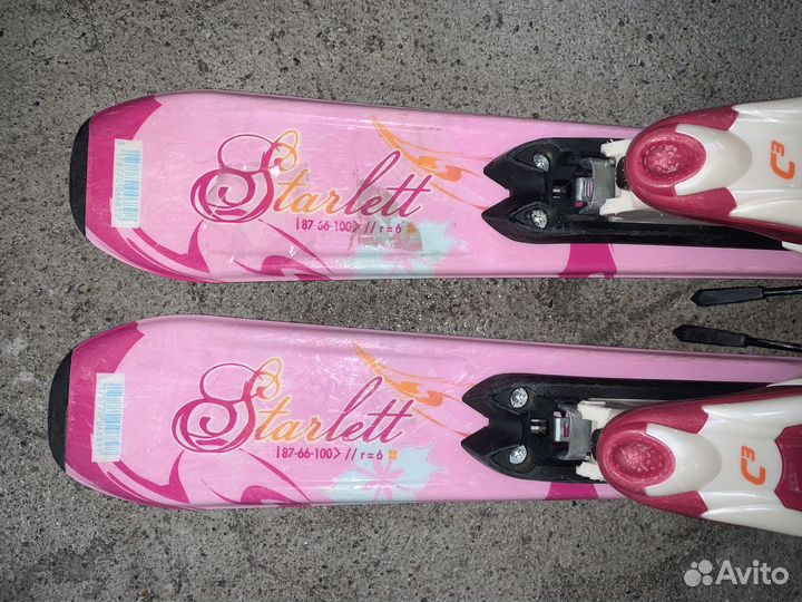 Горные лыжи 100 детские dynastar starlett