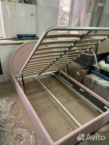 Розовое облако кровать Askona Molly 120 в детскую