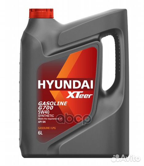 Hyundai xteer (G700) gasoline 5W40 SP Масло мот