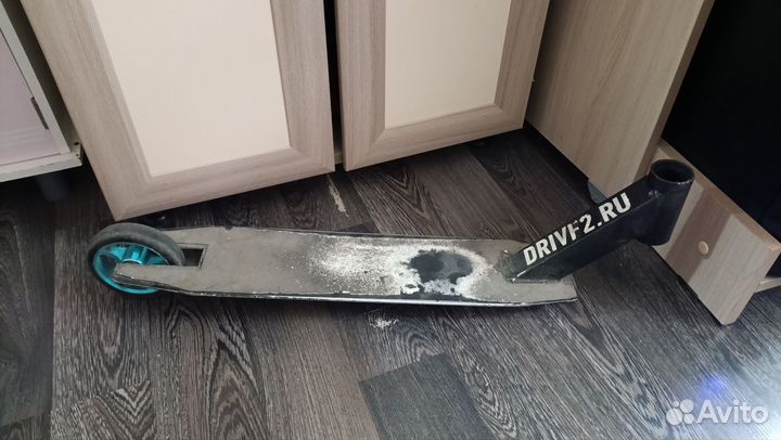 Дека для трюкового самоката с колесом