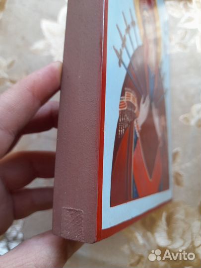 Рукописная икона Пр Богородицы 