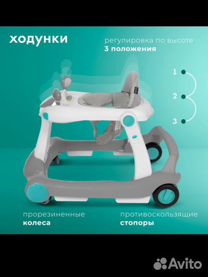 Ходунок Nuovita Unigire 2 в 1