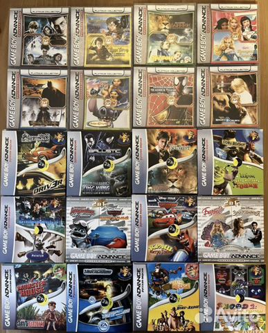 Картриджи GBA