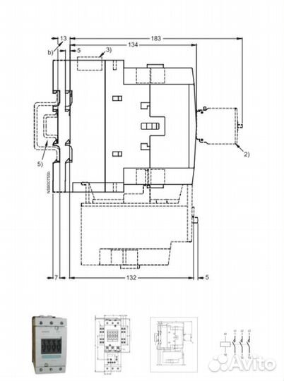 Контактор sirius 3RT Series 3RT1044