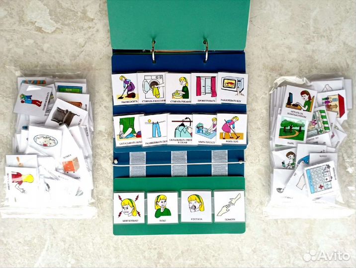 Папка и карточки Пекс