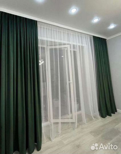 Шторы новые на ленте(2шторы)