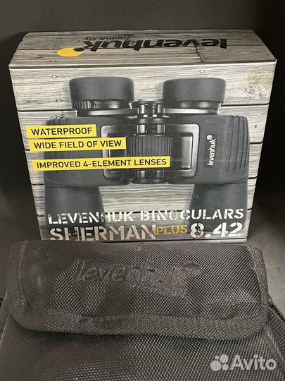 Бинокль levenhuk binoculars sherman plus 8.42