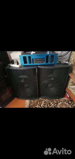 Комплект аппаратуры для дискотеки, кафе