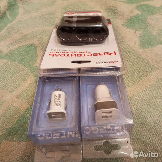 Распределитель для прикуривателя с USB «intego»