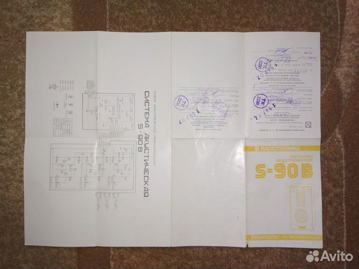 Руководство колонки Radiotehnika S-90B
