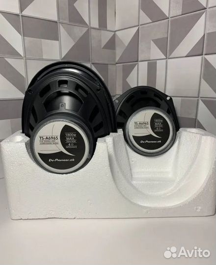 Динамики Pioneer A6965S овалы 6/9 1800W MAX