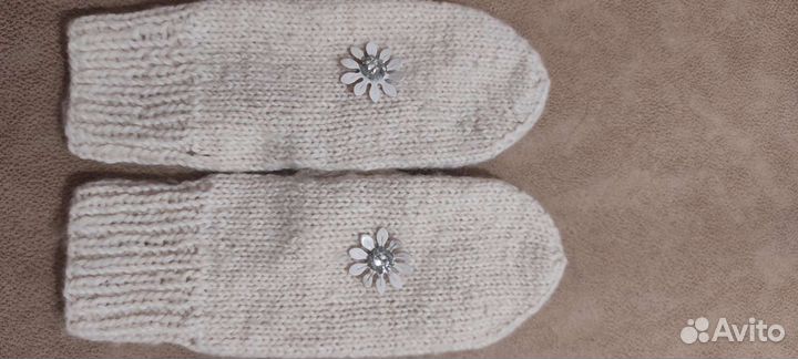 Варежки ручной работы