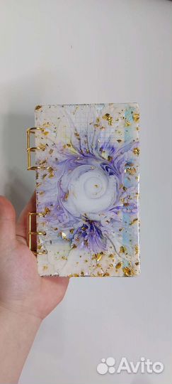 Блокнотик,из эпоксидной смолы,ручная работа