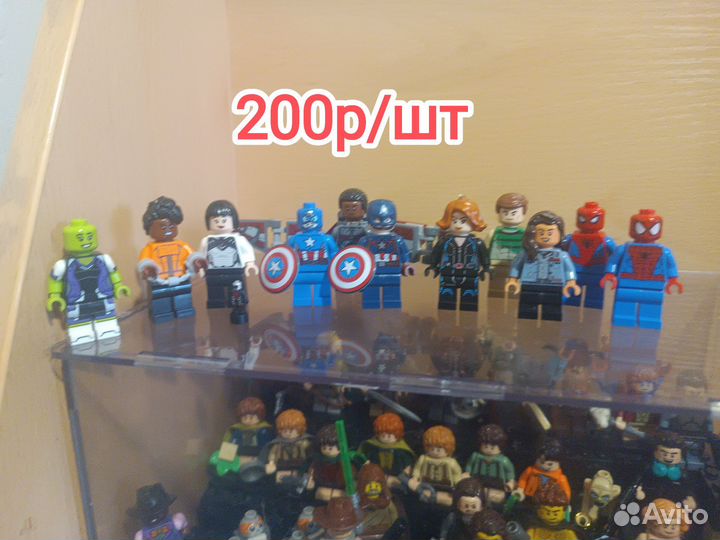 Lego minifigures 100+шт