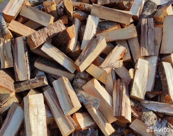 Березовые дрова/ Дрова для бани/ Дрова уложенные