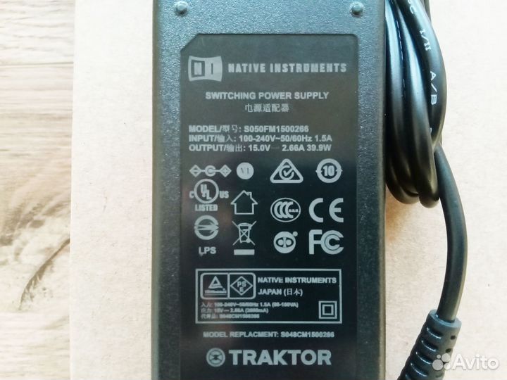 Блок питания для Traktor Kontrol S2 MK1 (40W)
