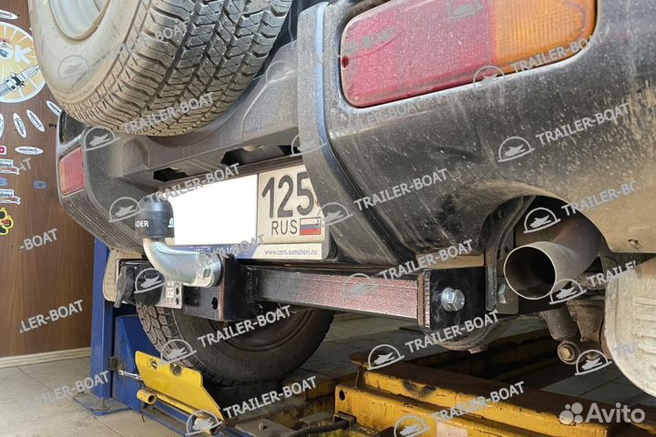 Фаркоп Suzuki Jimny 1998-2018, рама и крюк шар 50 мм, 5080