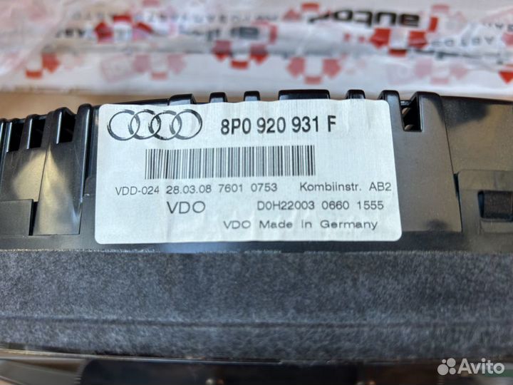 Панель приборов Audi A3 8P