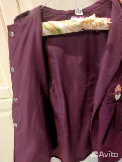 Пальто для девочки 134