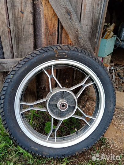 Заднее колесо на мопед ямасаки кобра