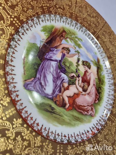 Винтажная тарелка edgewood china warran