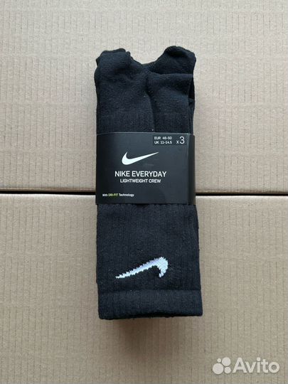Высокие носки (XL) Nike Lightweight Crew.Оригинал