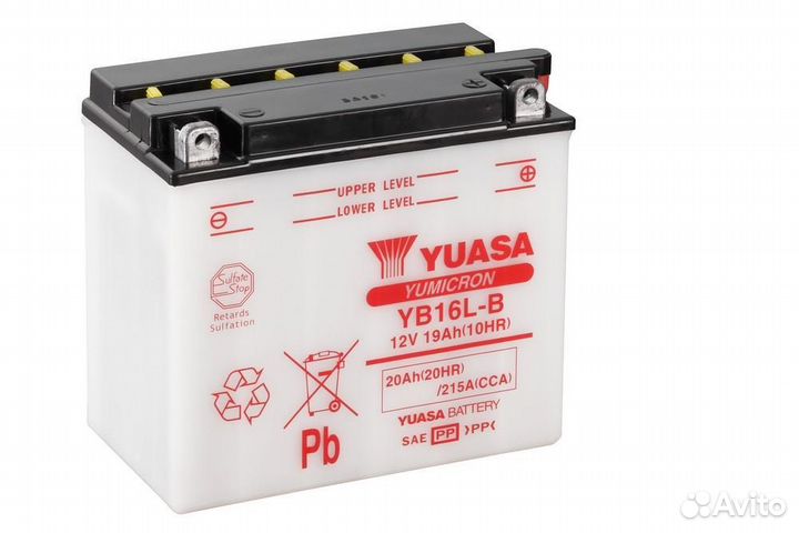 Аккумулятор yuasa YB16L-B