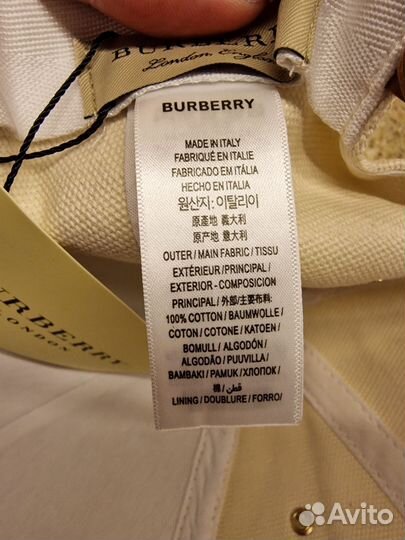 Кепка бейсболка Burberry