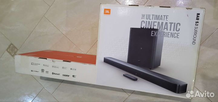 Новый Саундбар JBL Bar 5.1 Surround 550 Вт