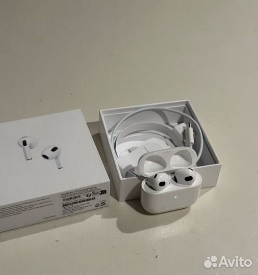 Беспроводные наушники apple airpods 3