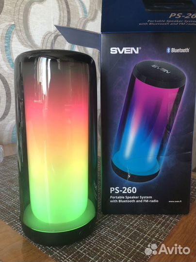 Портативная колонка bluetooth sven