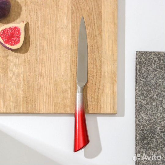 Нож кухонный Доляна «Спектр», лезвие 12 см, цельно