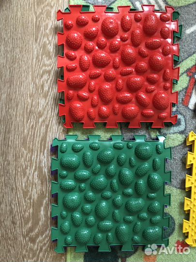 Ортопедический коврик-пазл, набор микс