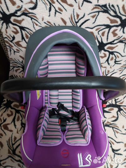 Автолюлька LK-02, группа 0+, цвет фиолетовый