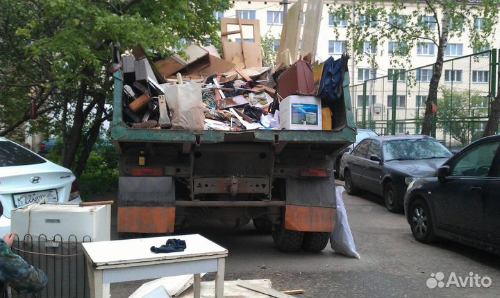 Вывоз Мусора Самосвал Телега Газель