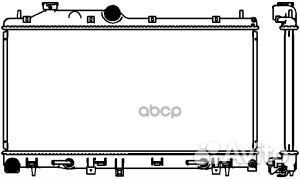 Радиатор subaru forester 08- 34218503 34218503