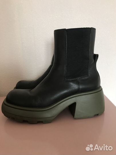 Сапоги zara кожа 41