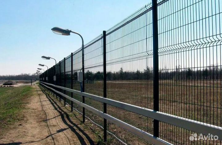 Забор из 3D сетки 60 метров