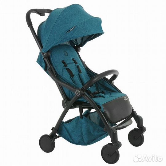 Коляска Pituso Smart Turquoise бирюзовый лён