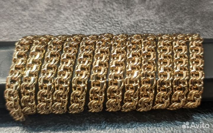 Золотая цепь плетение 