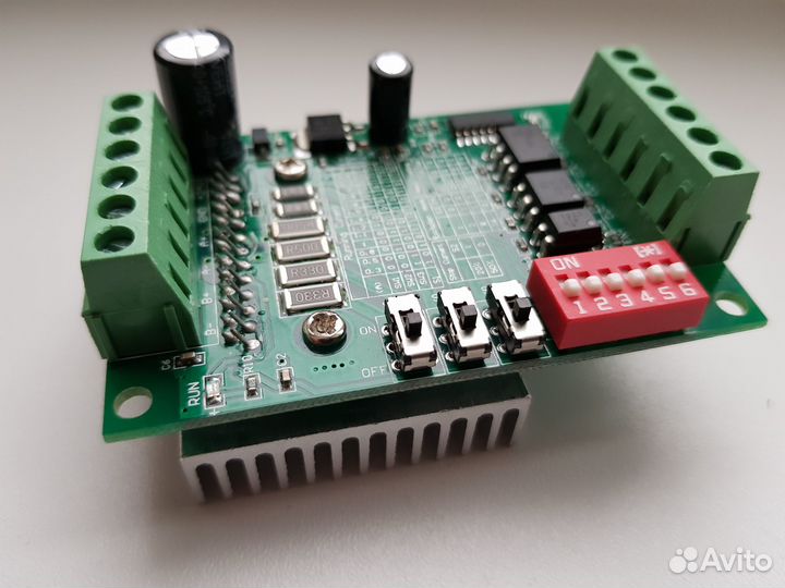 Шаговый двигатель Nema17HS4401 с драйвером TB 6550