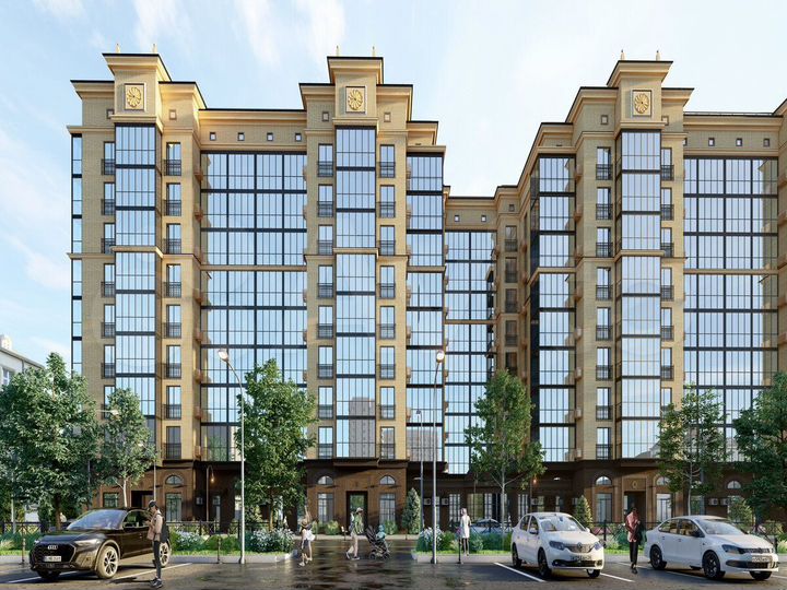 3-к. квартира, 91,4 м², 9/9 эт.