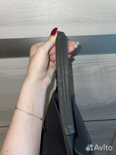 Сумка из натуральной замши