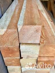 Строганный брус лиственница 190х190мм, гост